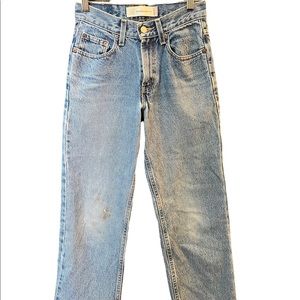 Levi’s 550 high waisted jeans